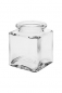 Preview: Korkenglas 50 ml quadratisch  Lieferung ohne Kork, bei Bedarf bitte separat bestellen!